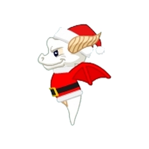 White Santa Draglin